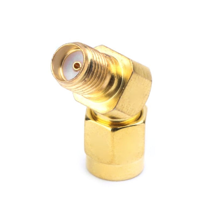 SMA Male to SMA Female 45 Degrees 135 Degrees FPV Conical Adapter Connector SMA Male to SMA Female 45 Degrees 135 Degrees FPV Conical Adapter Connector